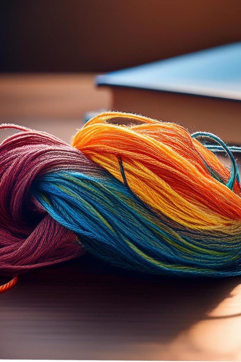 Threads of yarn